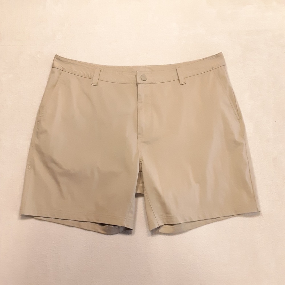 Rhone Mens 7" Commuter Shorts 38 Khaki Tan Style# 100553